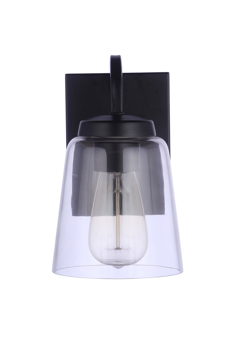 Elsa 1 Light 5.5" Wall Sconce in Flat Black