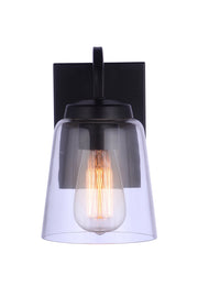 Elsa 1 Light 5.5" Wall Sconce in Flat Black
