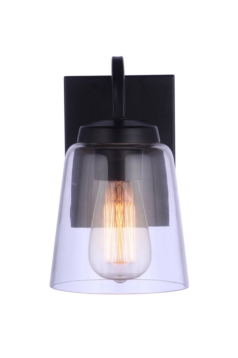 Elsa 1 Light 5.5" Wall Sconce in Flat Black