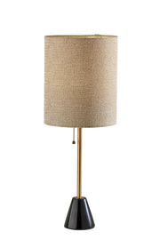 Tucker Table Lamp in Antique Brass