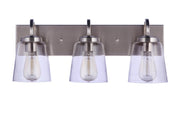 Elsa 3 Light 22.5" Vanity in Brushed Polished Nickel