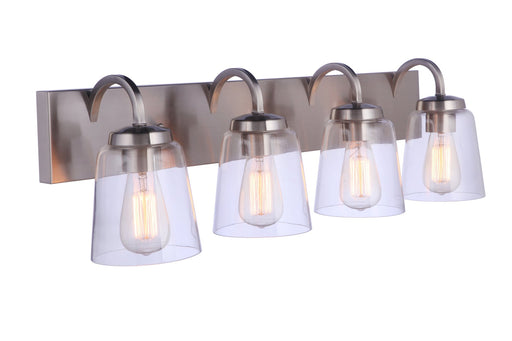 Elsa 4 Light 31" Vanity in Brushed Polished Nickel