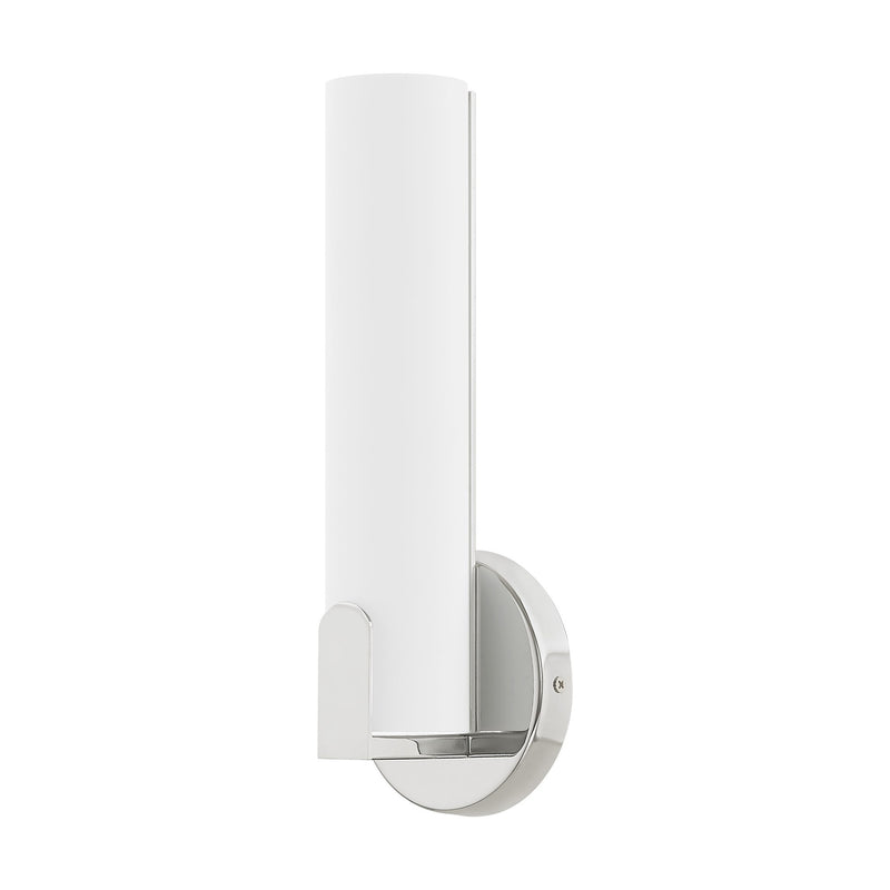 Lund 12" LED ADA Wall Sconce in Polished Chrome