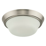 Edessa 2-Light Flush Mount in Brushed Nickel
