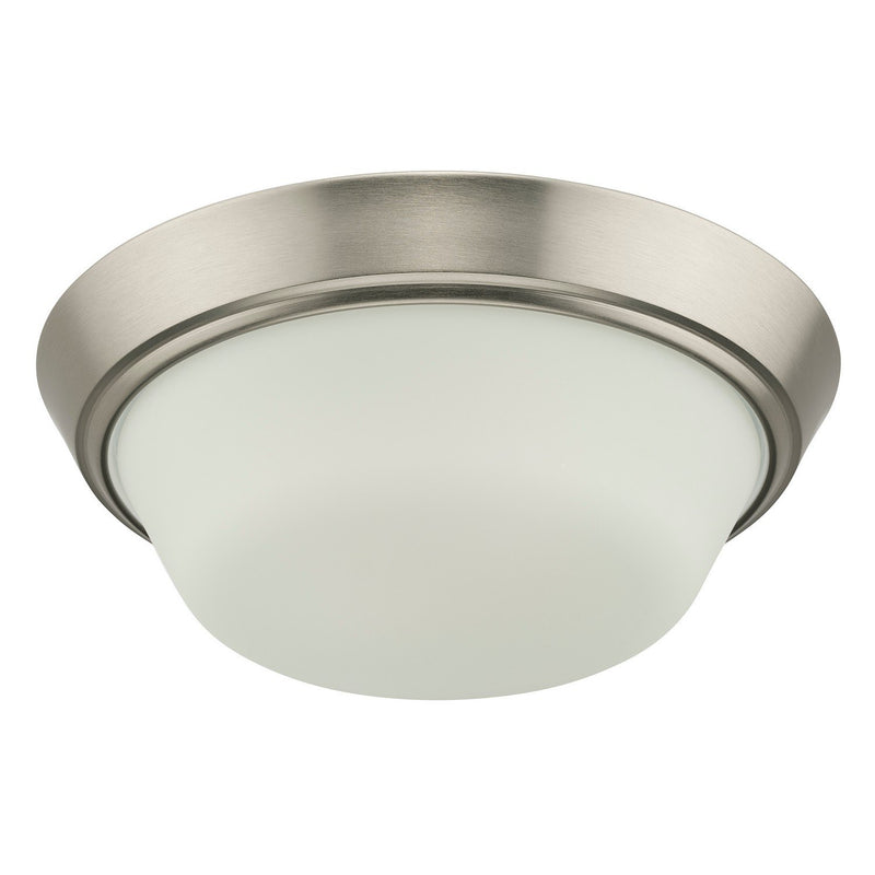 Edessa 2-Light Flush Mount in Brushed Nickel