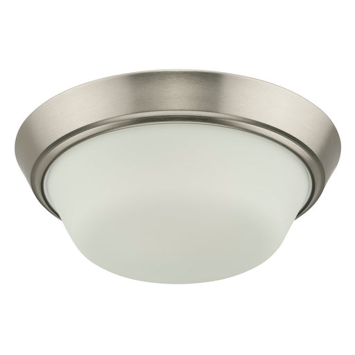 Edessa 2-Light Flush Mount in Brushed Nickel