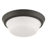 Edessa 2-Light Flush Mount in Antique Bronze