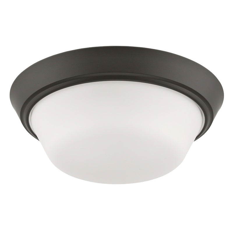Edessa 2-Light Flush Mount in Antique Bronze