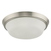 Edessa 3-Light Flush Mount in Brushed Nickel