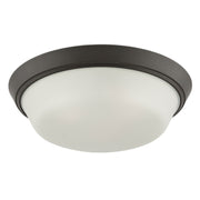 Edessa 3-Light Flush Mount in Antique Bronze