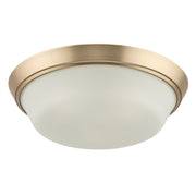 Edessa 3-Light Flush Mount in Champagne Bronze