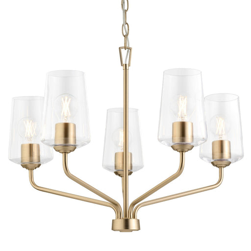 Celino 5-Light Chandelier in Champagne Bronze