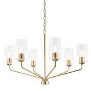 Celino 6-Light Chandelier in Champagne Bronze