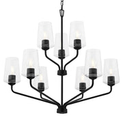 Celino 9-Light Chandelier in Black