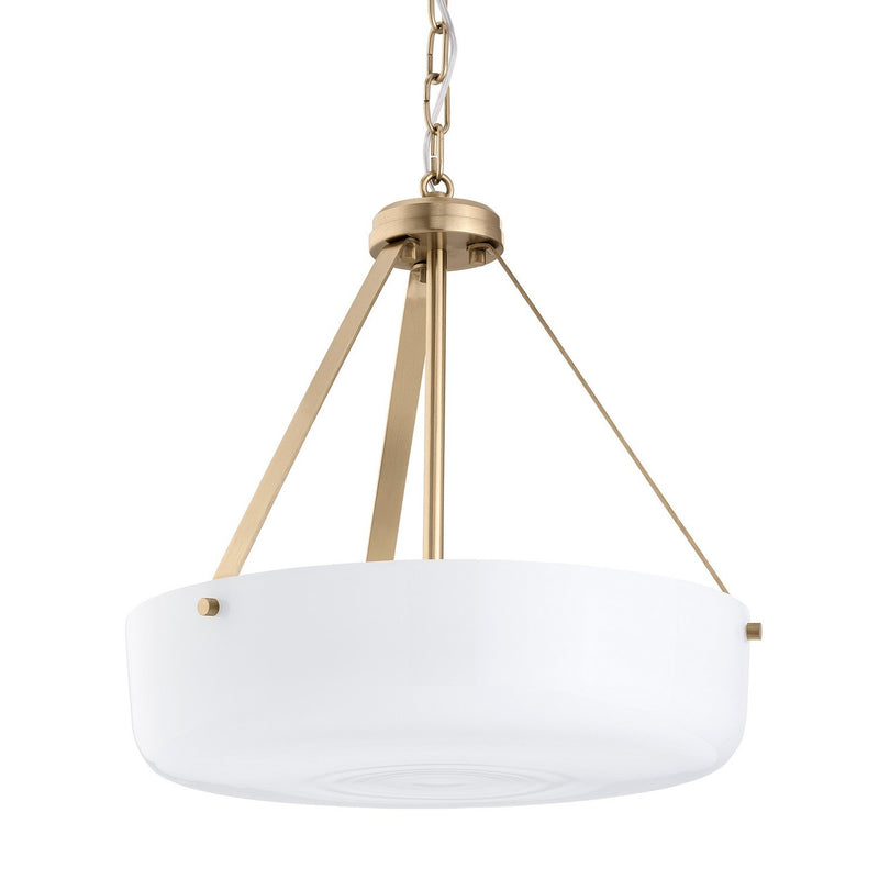 Lieon 3-Light 16" Convertible Pendant in Champagne Bronze