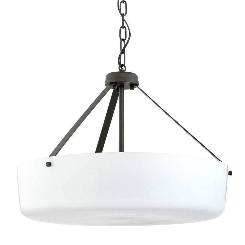 Lieon 3-Light 21" Convertible Pendant in Antique Bronze