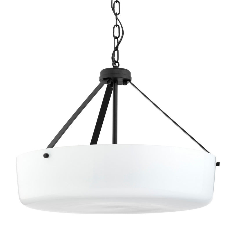 Lieon 3-Light 21" Convertible Pendant in Black