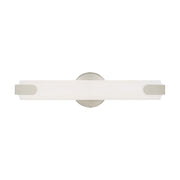 Lund 17.5" LED ADA Bath Vanity Light in Brushed Nickel