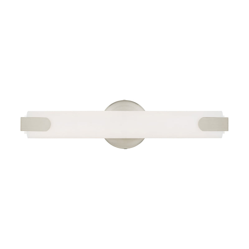 Lund 17.5" LED ADA Bath Vanity Light in Brushed Nickel