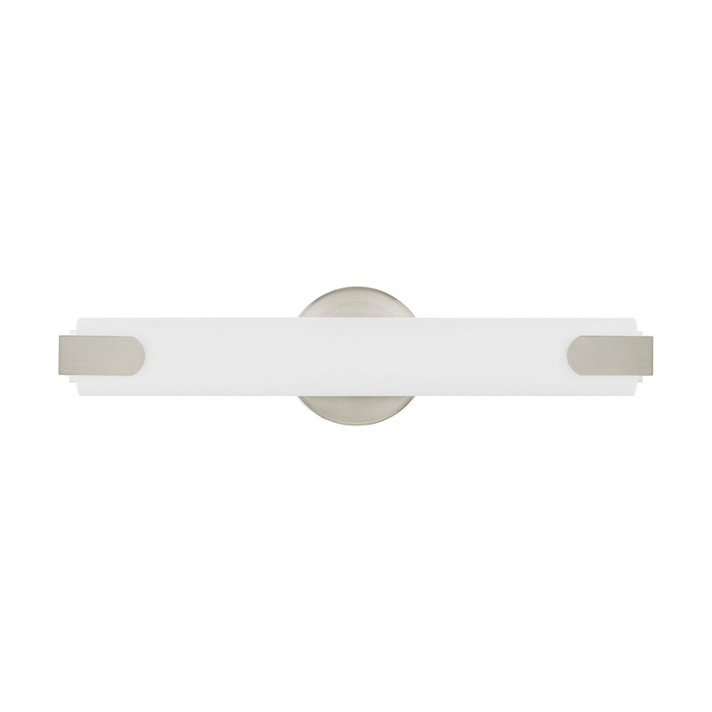 Lund 17.5" LED ADA Bath Vanity Light in Brushed Nickel