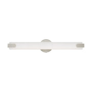 Lund 23.5" LED ADA Bath Vanity Light in Brushed Nickel