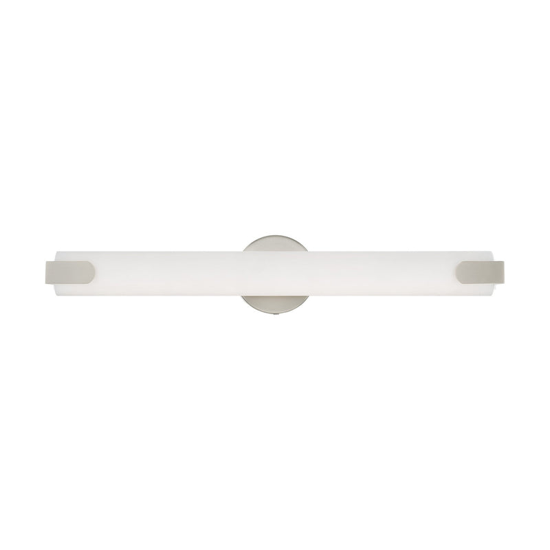 Lund 23.5" LED ADA Bath Vanity Light in Brushed Nickel