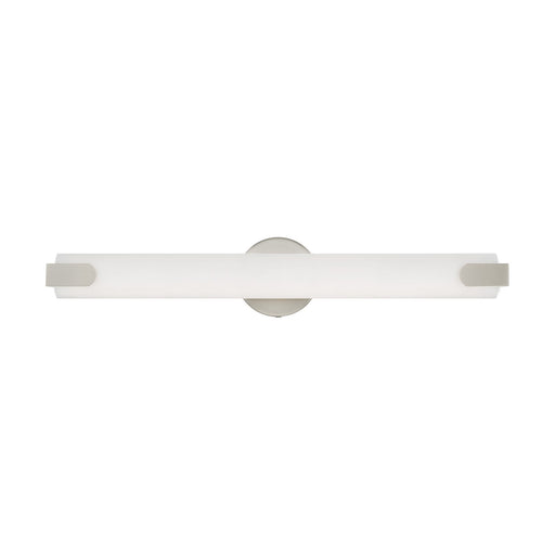 Lund 23.5" LED ADA Bath Vanity Light in Brushed Nickel