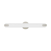 Lund 23.5" LED ADA Bath Vanity Light in Brushed Nickel