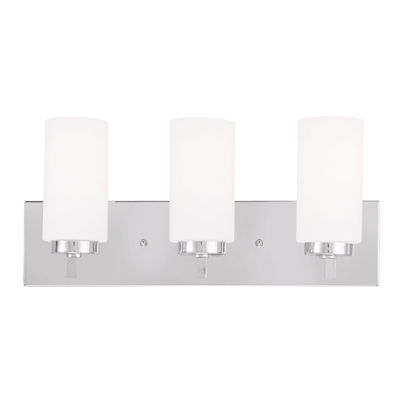 West Lake 3-Light ADA Bath Vanity Light in Polished Chrome