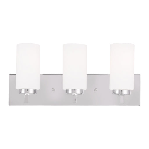 West Lake 3-Light ADA Bath Vanity Light in Polished Chrome