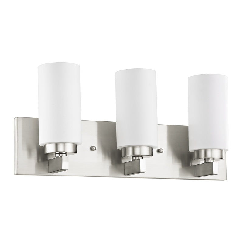 West Lake 3-Light ADA Bath Vanity Light in Brushed Nickel