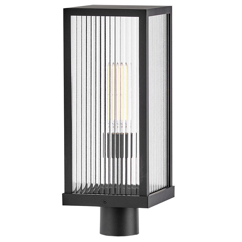 Torrent Outdoor Post Light in Black