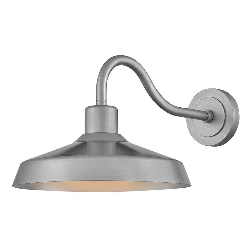 Forge 26" Arm Outdoor Wall Sconce in Antique Brushed Aluminum