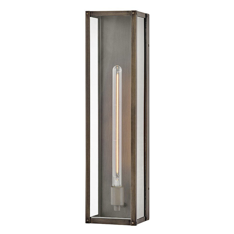 Max Large Outdoor Wall Sconce in Burnished Bronze