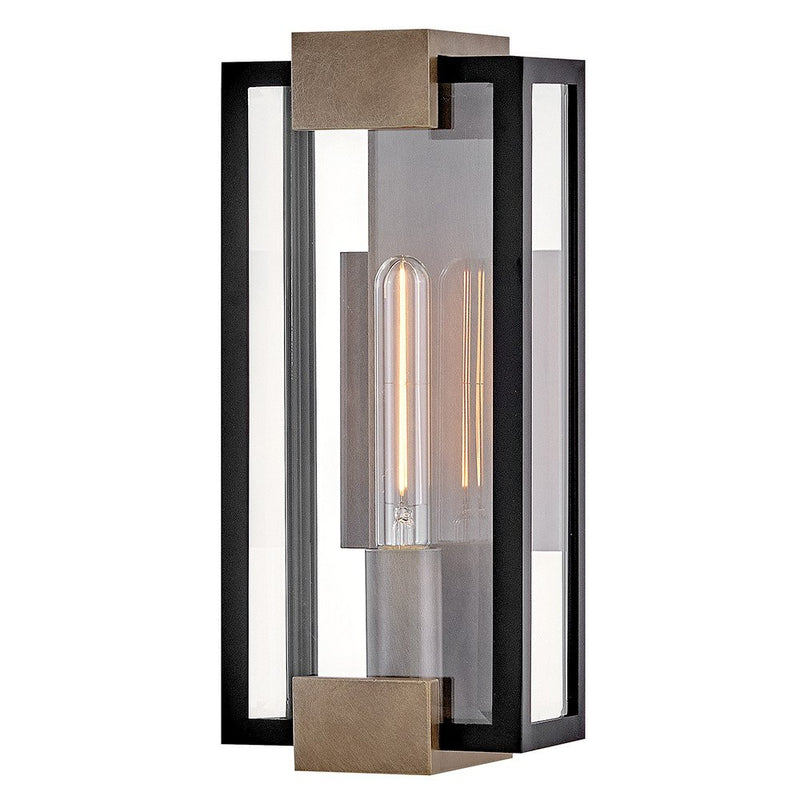 Bergen Small Outdoor Wall Lantern in Black
