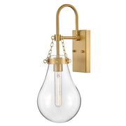 Eloise Wall Sconce in Lacquered Brass