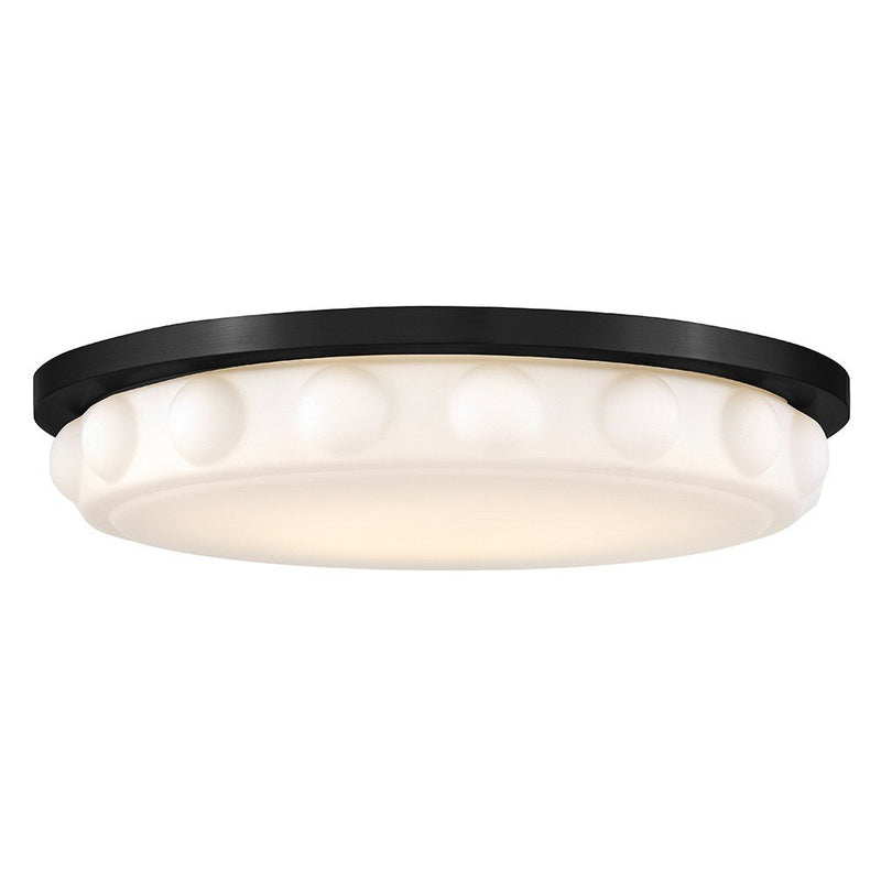 Zoey 20" LED Flush Mount in Black