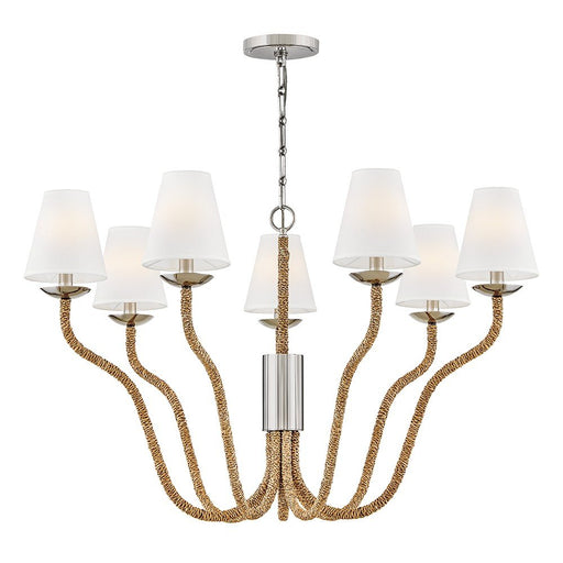 Harwich 7-Light Chandelier in Polished Nickel