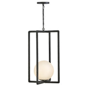Keona Large Pendant in Painted Black Oxide