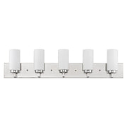 West Lake 5-Light ADA Bath Vanity Light in Polished Chrome
