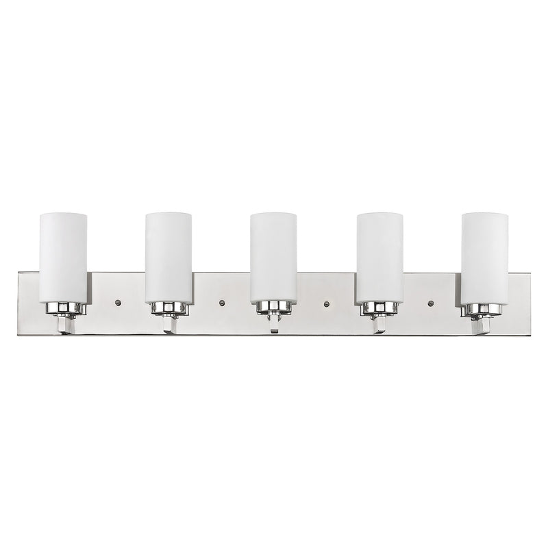 West Lake 5-Light ADA Bath Vanity Light in Polished Chrome