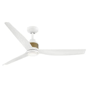 Oris 52" Outdoor Smart Ceiling Fan with Light in Matte White