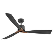 Rafter 60" Outdoor Smart Ceiling Fan with Light in Matte Black