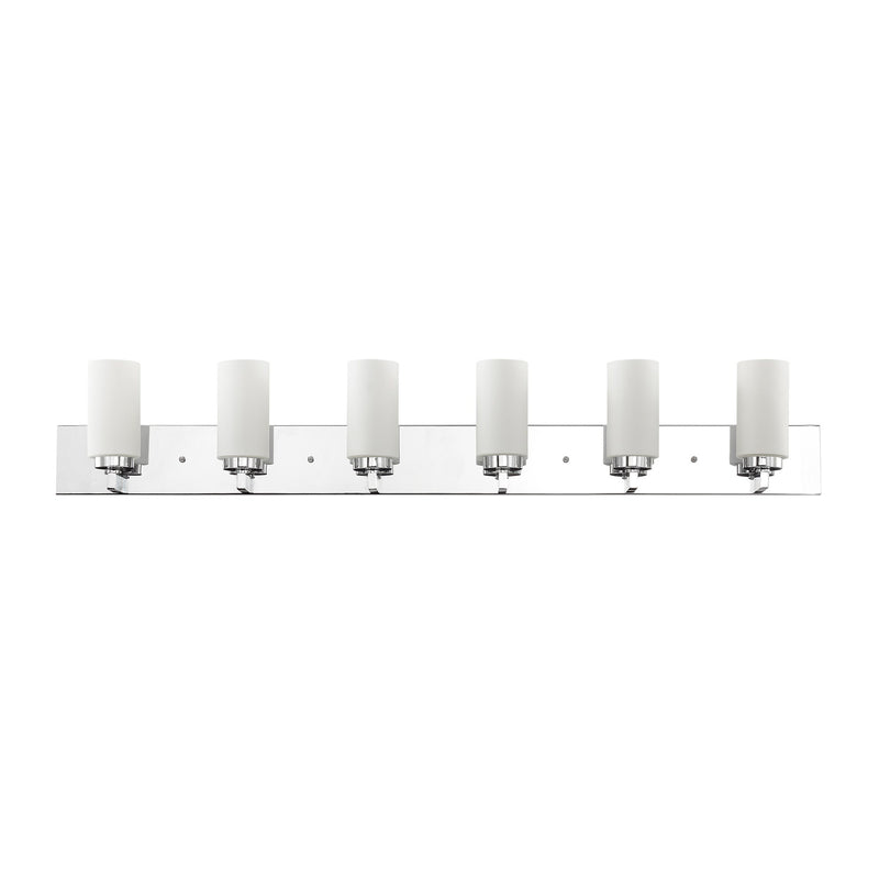 West Lake 6-Light ADA Bath Vanity Light in Polished Chrome