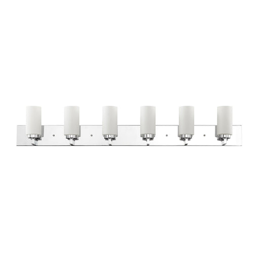 West Lake 6-Light ADA Bath Vanity Light in Polished Chrome