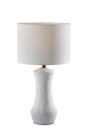 Marissa Table Lamp in Matte White Ceramic