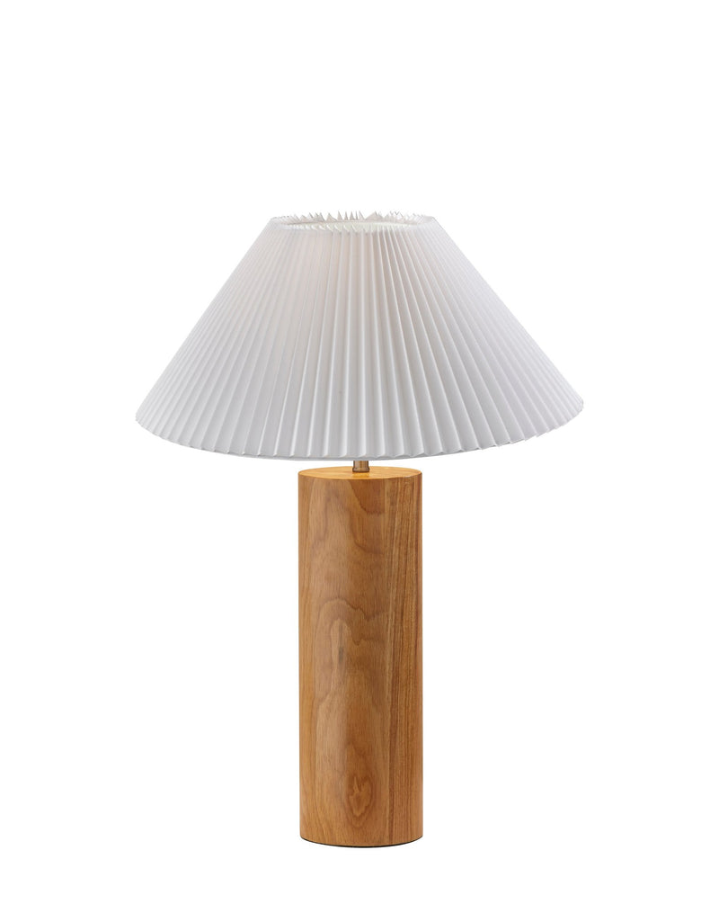 Marta Table Lamp in Natural Wood