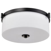 Liam 3-Light Flush Mount in Matte Black