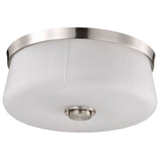 Lune 3-Light Flush Mount in Brushed Nickel