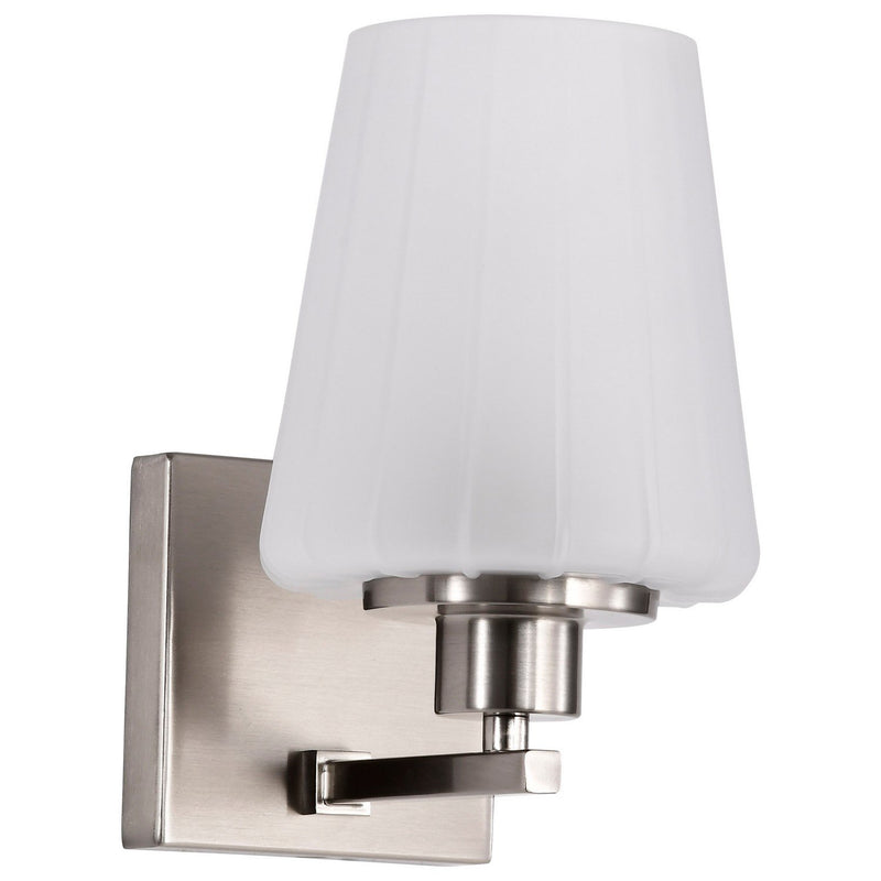 Lune Bath Sconce in Brushed Nickel